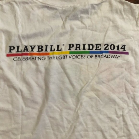 Playbill Pride 2014 Tee Shirt - Picture 2 of 3